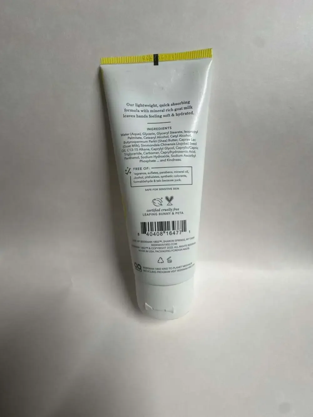 Beekman 1802 Pure Goat Milk hand cream : : Beauty & personal care 3.4 Oz